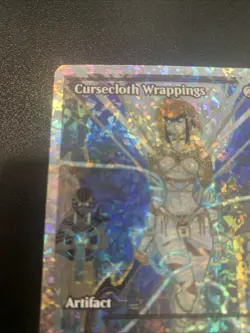 1x Cursecloth Wrappings, Showcase Art Fracture Foil, English, Aetherdrift 002 - Image 2