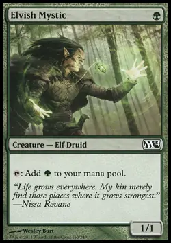 Elvish Mystic x4 4x M14 NM MTG - Image 1