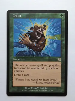 MTG Insist (TOR) Torment Regular Rare 127/143 - Image 1
