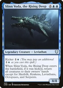 Slinn Voda, the Rising Deep Commander Legends NM Magic: The Gathering Normal - Image 1