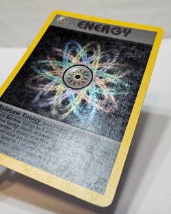 Rainbow Energy 17/82 Holo Rare Unlimited Team Rocket Pokemon 782 - Image 2