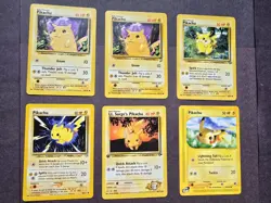 Pokemon TCG Vintage Pikachu Lot Bast 1/2 Jungle, Expedition Etc. NM - Image 1