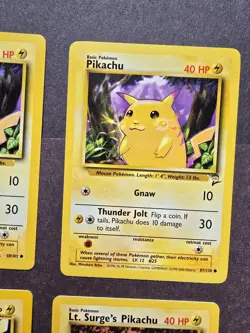 Pokemon TCG Vintage Pikachu Lot Bast 1/2 Jungle, Expedition Etc. NM - Image 3
