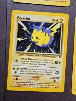 Pokemon TCG Vintage Pikachu Lot Bast 1/2 Jungle, Expedition Etc. NM - Image 5
