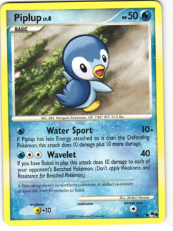 Piplup Common Pokemon TCG POP Series 9 16/17 MP - Image 1