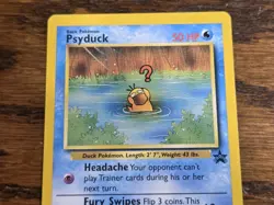 Pokemon Wotc Black Star Promo # 20 Psyduck,,not played - Image 2
