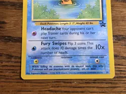 Pokemon Wotc Black Star Promo # 20 Psyduck,,not played - Image 3
