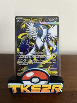 POKEMON TCG MEGA ABSOL EX 161/132 ULTRA RARE FULL ART MEGA EVOLUTIONS - Image 1