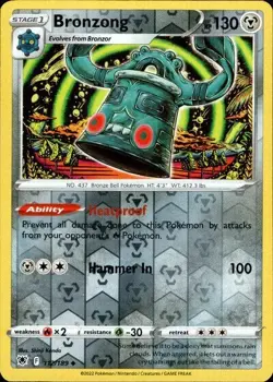 Bronzong 112/189 Reverse Holo - Pokemon Astral Radiance - NM FRESH - Image 1