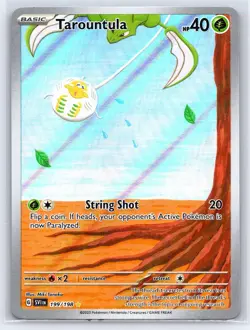 Pokemon TCG - SV01: Scarlet & Violet Base Set - Tarountula Illustration Rare 199 - Image 1