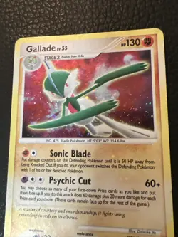 Pokemon TCG Gallade Secret Wonders 6/132 Holo Rare Vintage 2007 Lightly Played * - Image 3