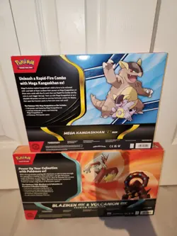 Pokemon TCG LOT NEW SEALED Blaziken EX Volcanion + Mega Kangaskhan EX Box - Image 3