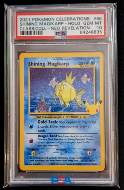 2021 Pokemon Celebrations Shining Magikarp Gem Mint PSA 10 (2X) - Image 2