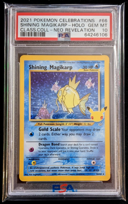 2021 Pokemon Celebrations Shining Magikarp Gem Mint PSA 10 (2X) - Image 4