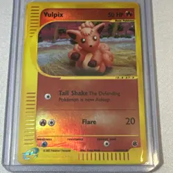 Vulpix Expedition Base Set 136/165 Pokemon TCG Reverse Holo LP - Image 1