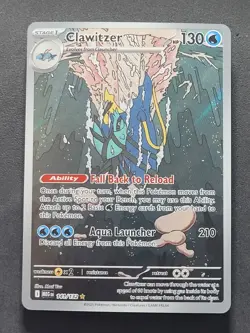 Clawitzer 141/132 Illustration Rare Mega Evolution Pokemon TCG - Image 1