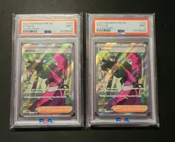 2025 Pokemon Pre EN English Ultra Rare 133/131 Atticus PSA 9 - Image 3