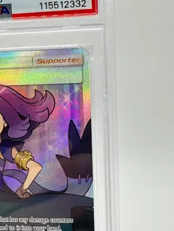 2017 Pokemon Sun & Moon Burning Shadows: Acerola #142 - PSA 7 - Image 4