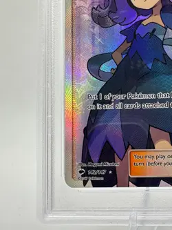 2017 Pokemon Sun & Moon Burning Shadows: Acerola #142 - PSA 7 - Image 5