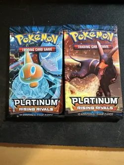 Pokemon Platinum Rising Rivals 2009 Sealed Booster Packs x2 - Image 1