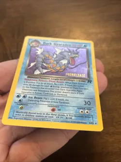 Pokemon TCG Dark Gyarados Prerelease Team Rocket Holo Rare 8/82 Vintage Foil - Image 4