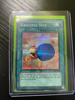 Graceful Dice | Yugioh! | EDS-002 | Prismatic Secret Rare | Holo | NM-M - Image 1