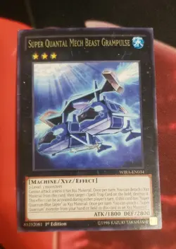 Yu-Gi-Oh! TCG Super Quantal Mech Beast Grampulse WIRA-EN034 1st Ed Light Play - Image 1