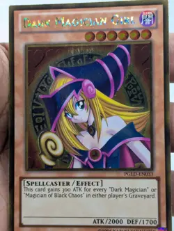 Dark Magician Girl PGLD-EN033 Gold Rare LP - Image 2