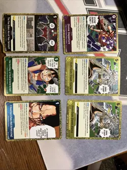 One Piece TCG OP13/12 Lot - Rare/SR/Don/Illustration Red Cards - Gold/Holo - x64 - Image 3