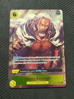 ONE PIECE The Azure Sea's Seven - SILVERS RAYLEIGH PROMO #OP14-108 ENGLISH CCG - Image 1