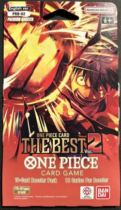 One Piece TCG Sealed Blister Pack The Best Vol. 2 PRB-02 - Image 1