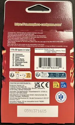 One Piece TCG Sealed Blister Pack The Best Vol. 2 PRB-02 - Image 2
