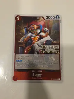 Buggy One Piece 2023 Tournament Promo Judge Stamp OP03-008 English - Image 1