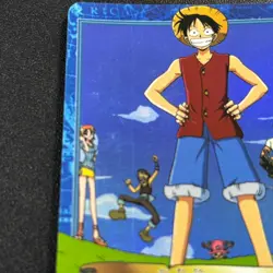 2001 One Piece Monkey D Luffy Holo Foil S120 Carddass Hyper Battle - Image 2