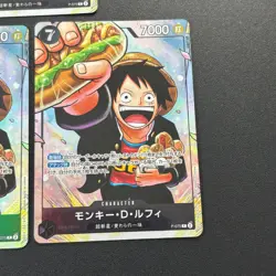 (3) One Piece Monkey D. Luffy P-075 Saikyo Jump Promo Strongest Three Brothers - Image 4