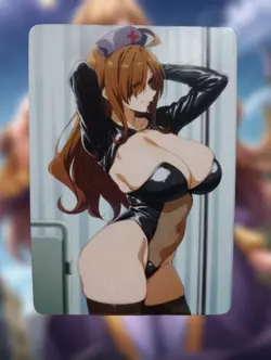 Wiz Konosuba Anime Waifu Sexy Goddess Doujin Lewd Hentai Card - Image 1
