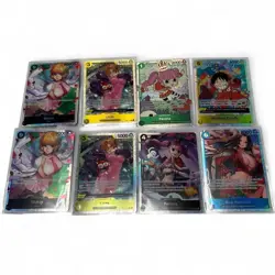 One Piece Card Game 8 SR lot Boa Luffy Lilith Stussy Perona - Image 1