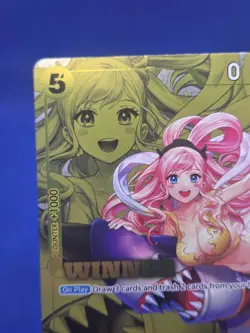 One Piece Winner Pack Vol 6 Shirahoshi OP03-116 Stamped Full Art Promo Card NM - Image 3