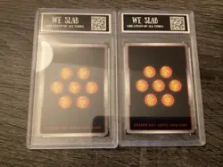 Dragon Ball Gaming Cards Two Rare Black Goat Graded 10 Cards & 2@ 20+ Card Bags - Image 2