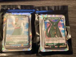 Dragon Ball Gaming Cards Two Rare Black Goat Graded 10 Cards & 2@ 20+ Card Bags - Image 3