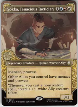 MTG Sokka, Tenacious Tactician (Showcase) Normal NM Avatar: The Last Airbender M - Image 1