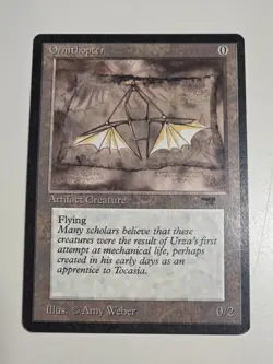 MTG MAGIC THE GATHERING ANTIQUITIES ORNITHOPTER - Image 1