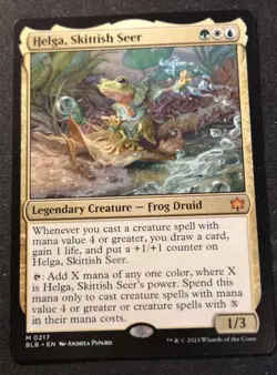 Helga, Skittish Seer - BLB - NM - EN - 0217 - Image 1