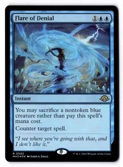 Flare Of Denial NM* FOIL Modern Horizons 3 ENGLISH 0062 mtg -UnltdCards - Image 1