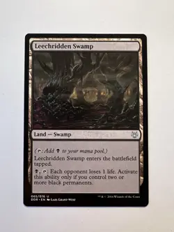 Leechridden Swamp - MTG Duel Decks: Nissa vs. Ob Nixilis - NM - Image 1