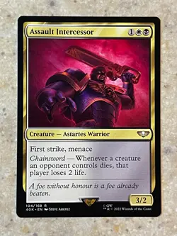 MTG NM Assault Intercessor [Warhammer 40K] - Image 1