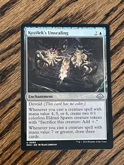 MTG - Kozilek's Unsealing - Modern Horizons 3 MH3 Near Mint NM - Image 1