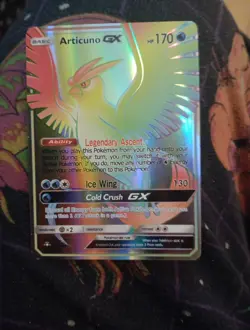 Articuno GX 171/168 Secret Rainbow Rare Celestial Storm Pokemon Card - Image 1