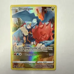 Pokemon TCG Druddigon TG09/TG30 Silver Tempest Holo Ultra Rare Full Art 120 HP - Image 1