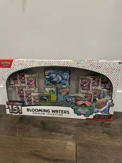 Pokemon 151 Blooming Waters Collection Box - Factory Sealed US ENGLISH Lot Of 3 - Image 1